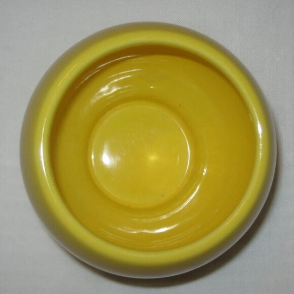 Franciscan Ware 1941-1942 Yellow Toastmaster Junior Toast Jam Container Jar Cup - Picture 3 of 4